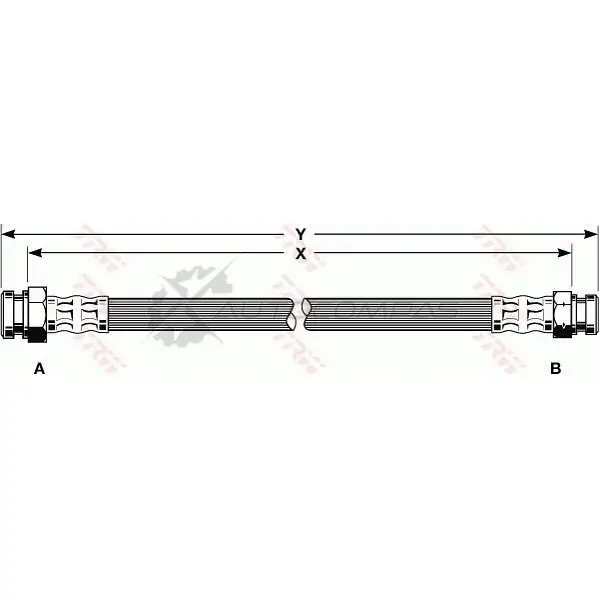 Тормозной шланг TRW 1544608 pha114 3322935302538 WE JJ2 - Изображение 1