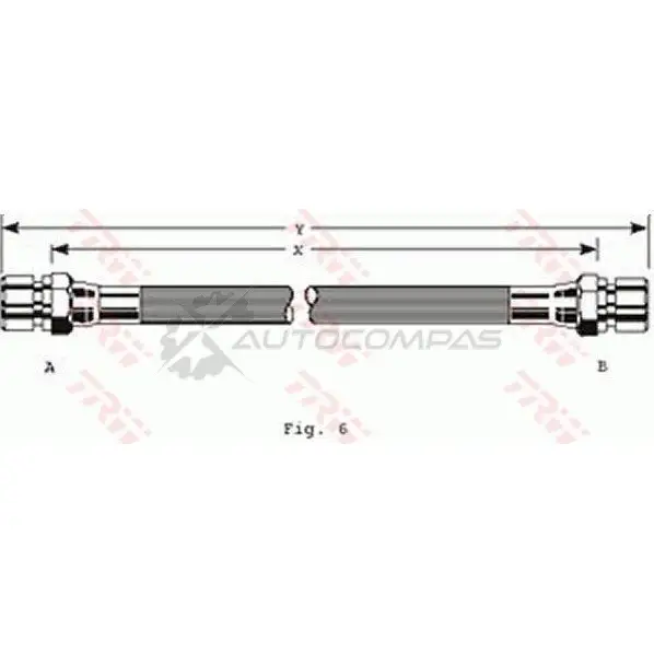 Тормозной шланг TRW pha184 NKTZ QG 1544676 3322937078578 изображение 0