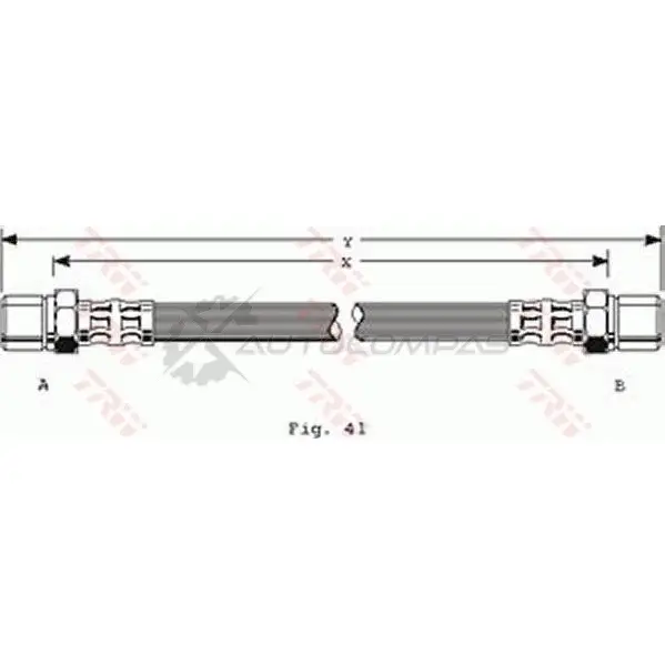 Тормозной шланг TRW CMZ 07 pha210 1544702 3322937112135 - Изображение 1