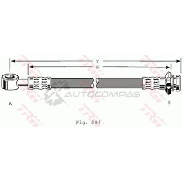 Тормозной шланг TRW MD7O 503 pha212 3322937112869 1544704