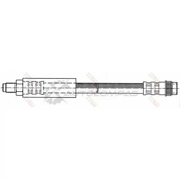 Тормозной шланг TRW 1544752 pha267 A8 UIC5U 3322935302293 изображение 1