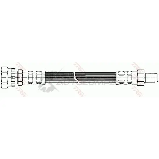 Тормозной шланг TRW pha283 1544768 3322937183364 4 Z8ZG4 изображение 1