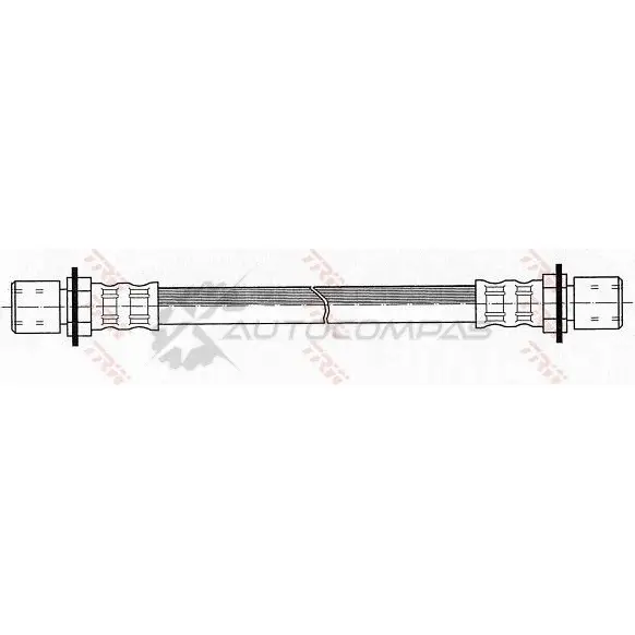 Тормозной шланг TRW pha318 X86KQ S 1544803 3322937132362 изображение 0