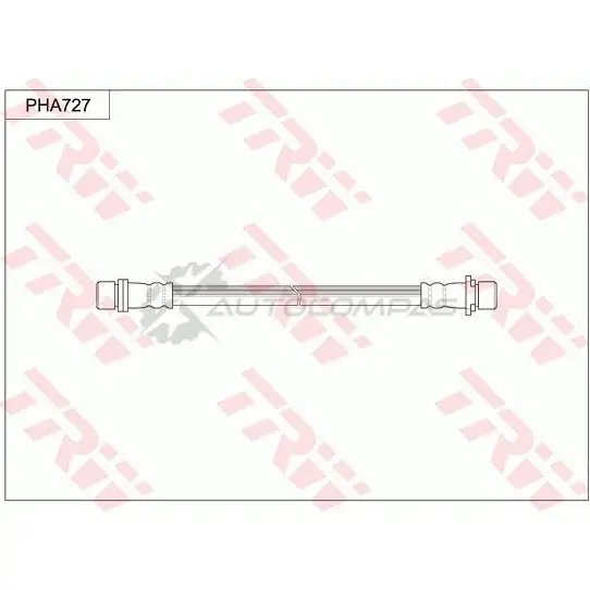 Тормозной шланг TRW pha727 3322937298679 XMQ33 7 1545061 изображение 0