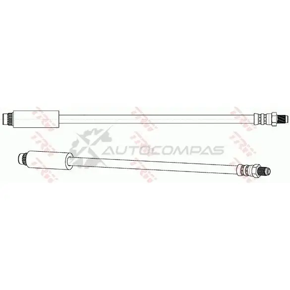 Тормозной шланг TRW 1545378 phb405 3322937292486 3S8 BQ изображение 1