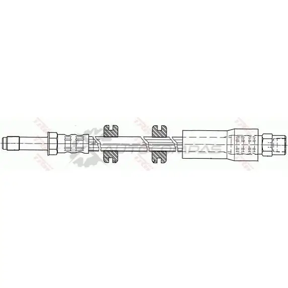 Тормозной шланг TRW phb446 1545417 3322937495313 ZMJ2 RKC - Изображение 1