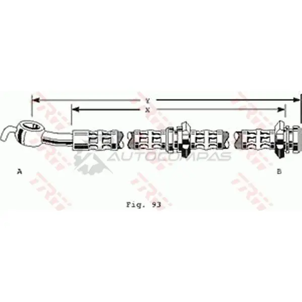Тормозной шланг TRW phd126 EBEIVC J 1545994 3322937078264