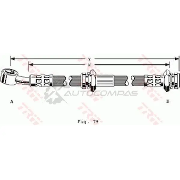 Тормозной шланг TRW phd174 2CPD BTB 1546054 3322937078929 - Изображение 1