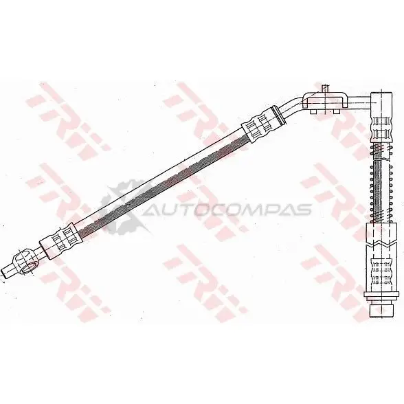 Тормозной шланг TRW 1546135 3322935302019 phd256 42HSP4 U изображение 1