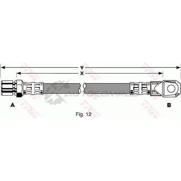 Тормозной шланг TRW 1546175 EWZ J9UX phd303 3322935303528 изображение 0