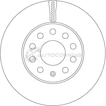 Тормозной диск TRW 3322938395445 WBI4 G 1216877401 df6903s изображение 7