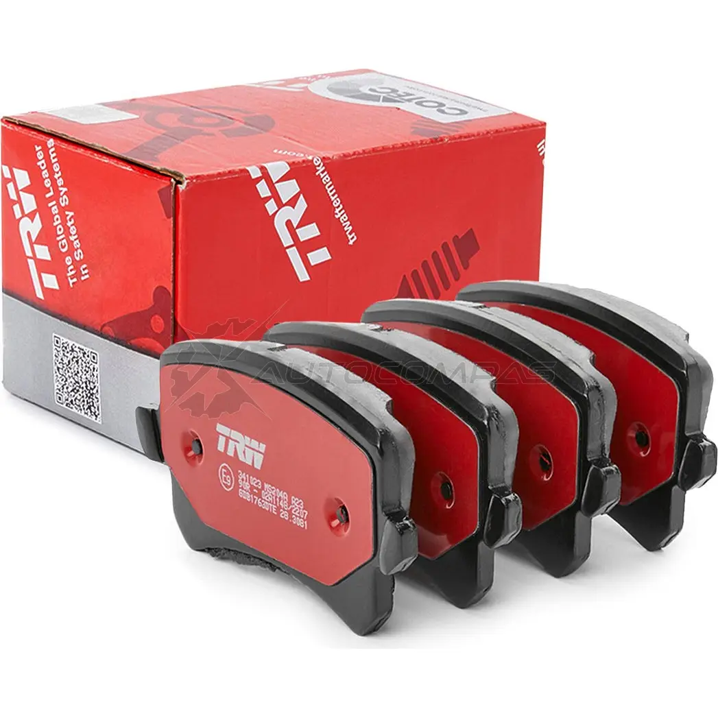 Тормозные колодки, комплект TRW 1528396 QYAL0 gdb1763dte 244 83 изображение 1