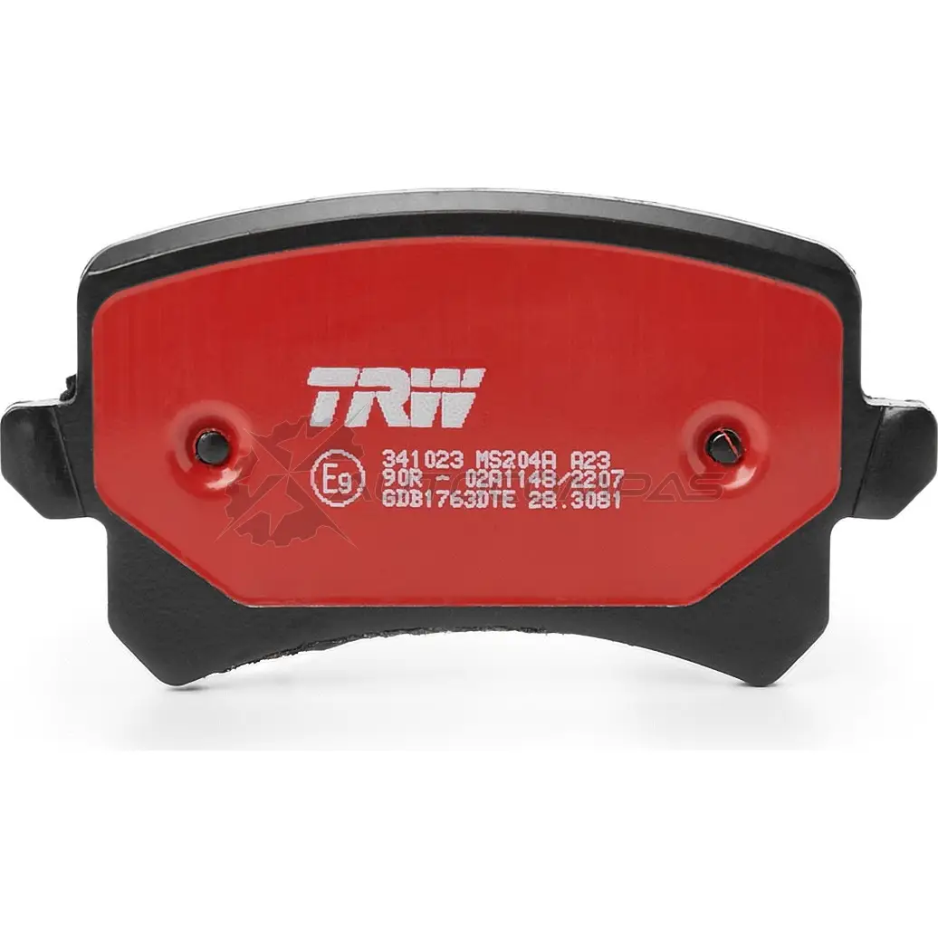 Тормозные колодки, комплект TRW 1528396 QYAL0 gdb1763dte 244 83 изображение 2