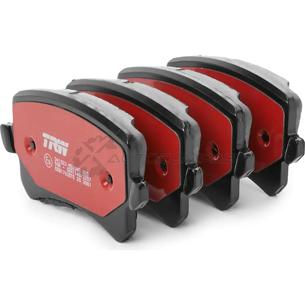 Тормозные колодки, комплект TRW 1528396 QYAL0 gdb1763dte 244 83 изображение 5