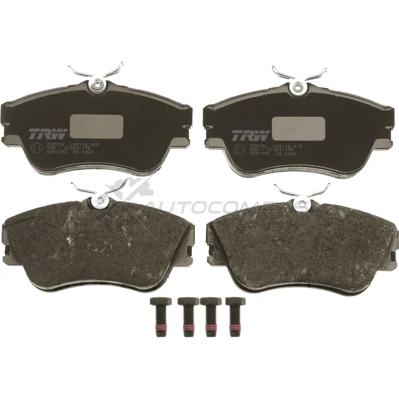 Тормозные колодки, комплект TRW 1ETLOO gdb1092 1527638 2147 9 изображение 6