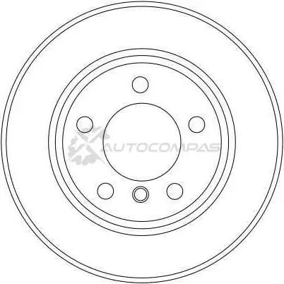 Тормозной диск TRW 3322937473946 df4447 K 4G8WHY 1524232 изображение 4