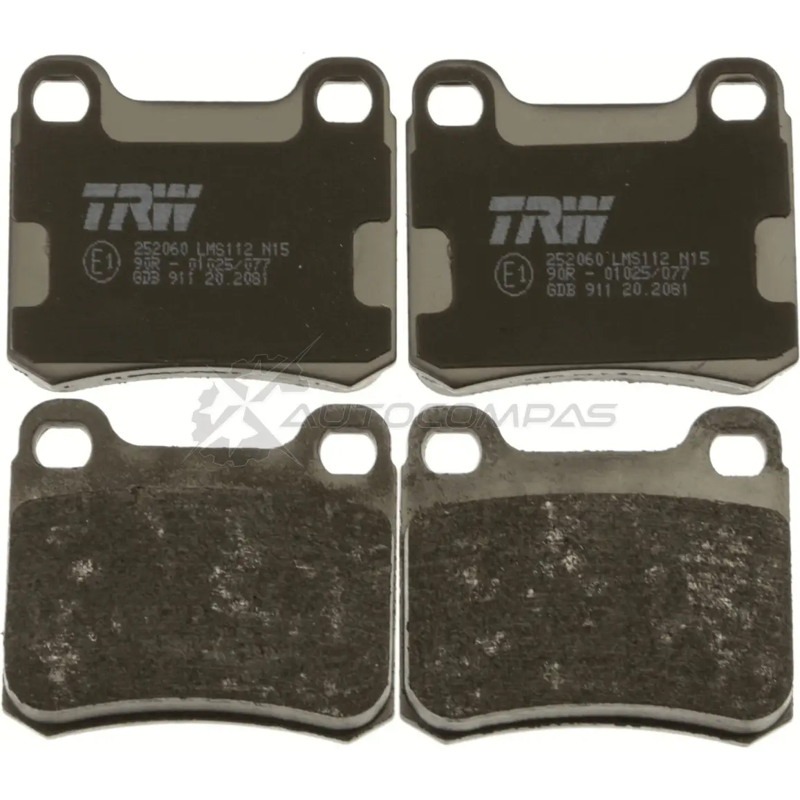Тормозные колодки, комплект TRW 1529779 2 0687 J81PJJ7 gdb911 изображение 4