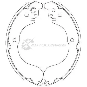 Барабанные тормозные колодки, комплект TRW WU QDJ gs8813 1530854 3322938267230 изображение 1