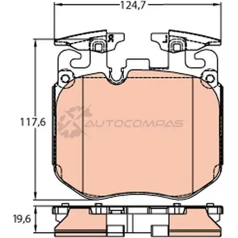 Тормозные колодки, комплект TRW FJAB2Z gdb2147 2 2392 1193967159 изображение 6