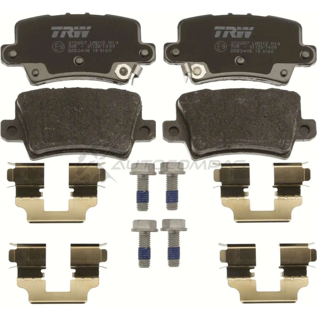 Тормозные колодки, комплект TRW 1529140 2 4086 gdb3408 U871W изображение 5
