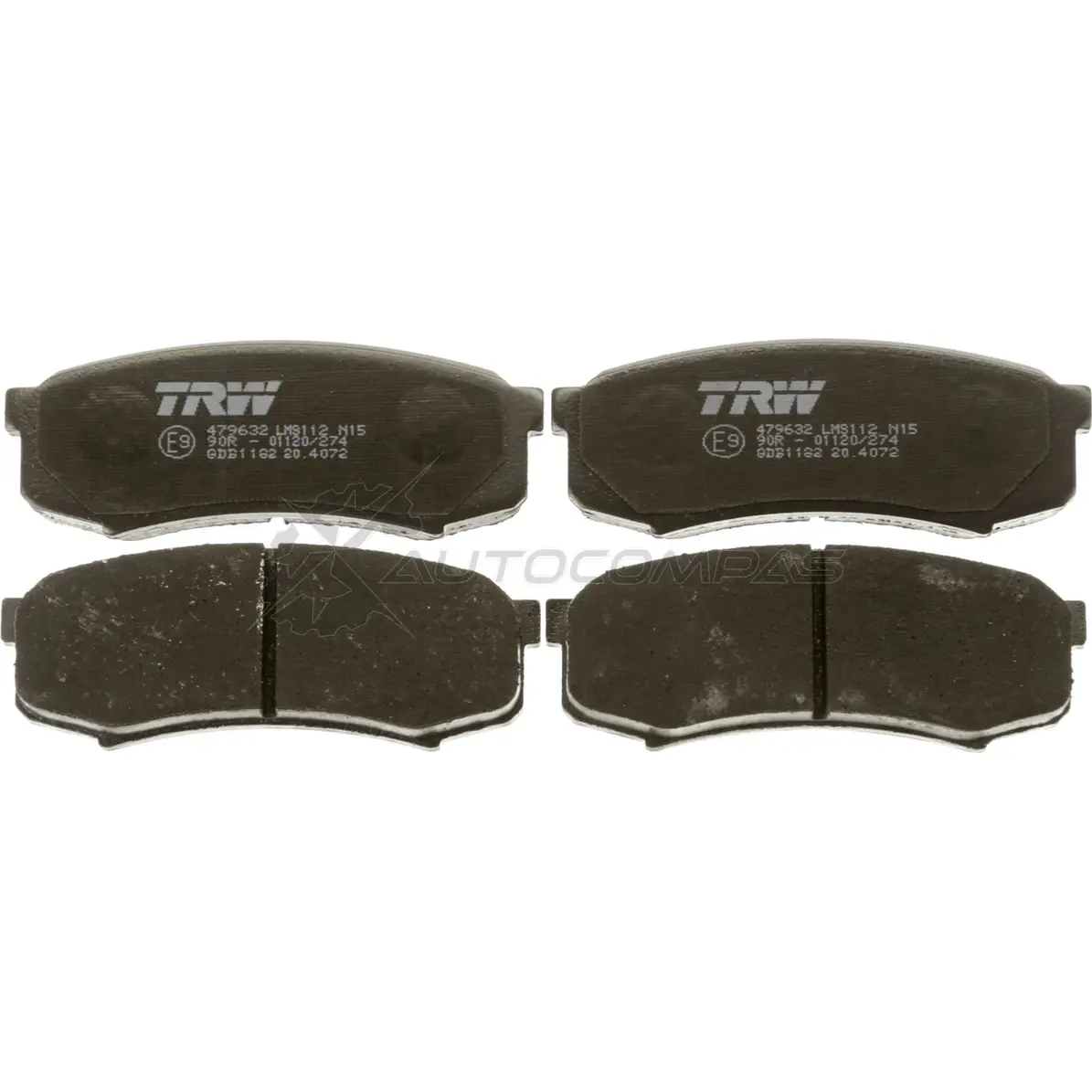 Тормозные колодки, комплект TRW K1UCB7E 1527721 2194 7 gdb1182 изображение 5