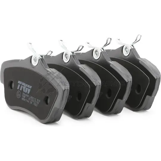Тормозные колодки, комплект TRW 2457 8 gdb1740 1528367 YSTH3B изображение 2