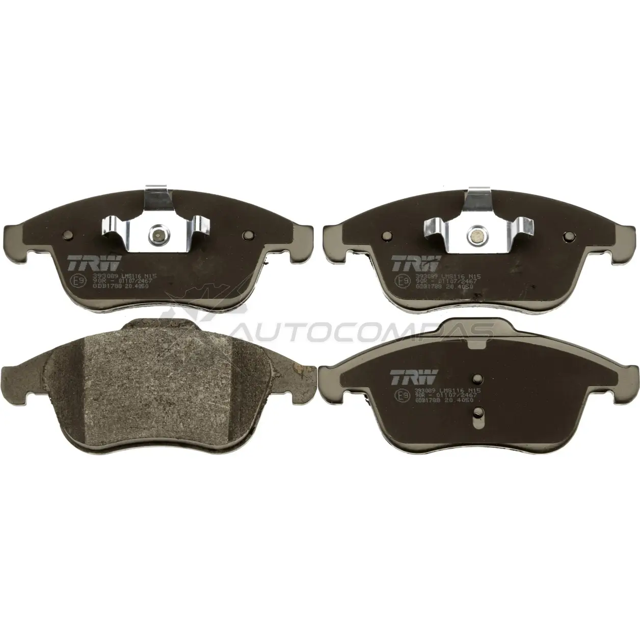 Тормозные колодки, комплект TRW 1528423 2470 9 JRSK2 gdb1788 изображение 6