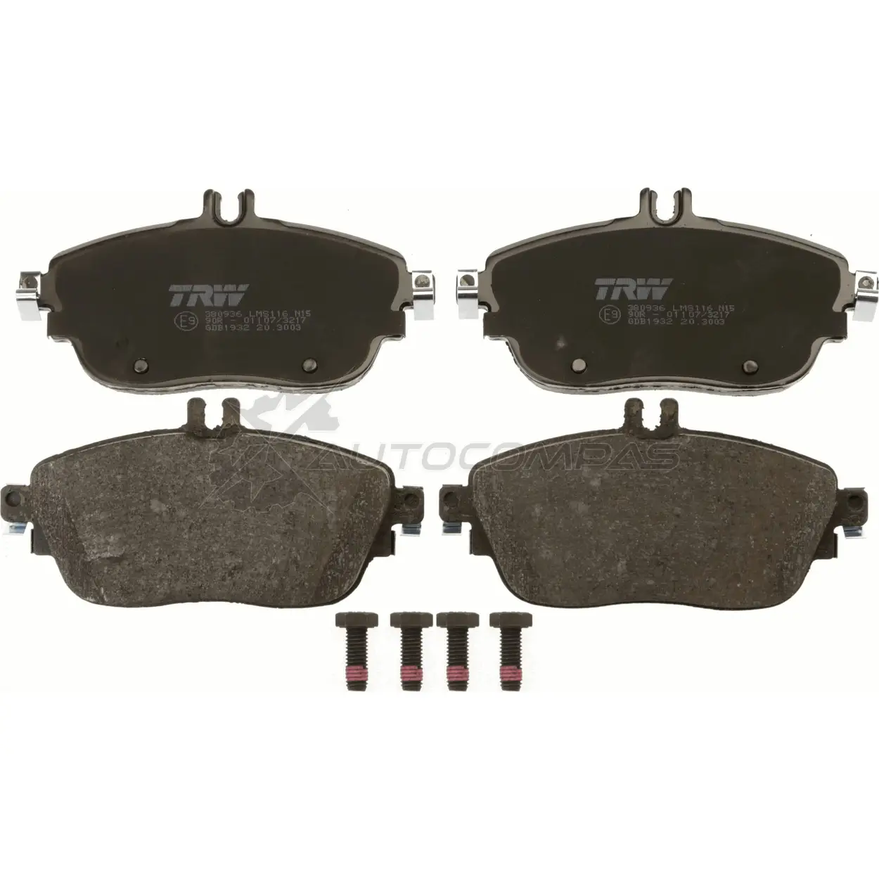 Тормозные колодки, комплект TRW OYHN9A 1528570 gdb1932 248 69 изображение 7
