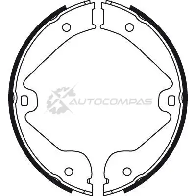 Колодки ручника TRW 1530774 gs8718 3322937514007 6BX ZND изображение 5