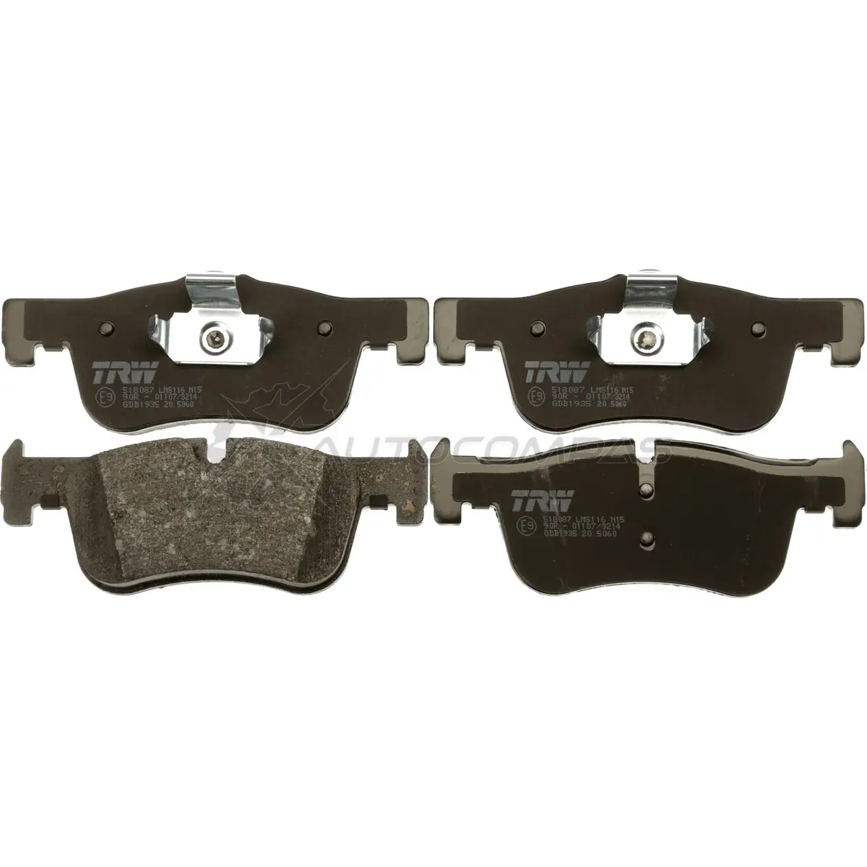 Тормозные колодки, комплект TRW 1528573 gdb1935 XAEXY 249 12 изображение 5