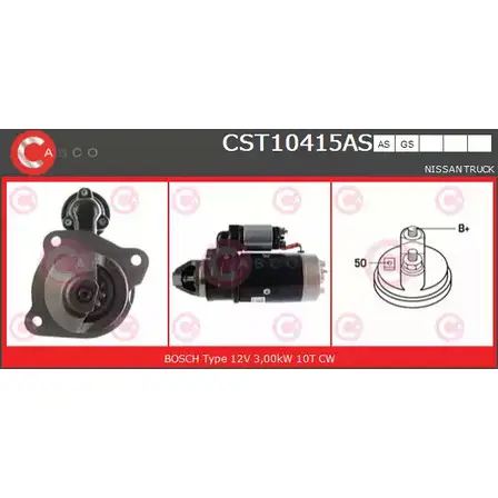 Стартер CASCO IU731 I CST10415AS 1232359563 IDHEA изображение 0