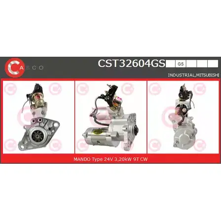 Стартер CASCO W2XSP HO Z6OMB 1232381555 CST32604GS изображение 0
