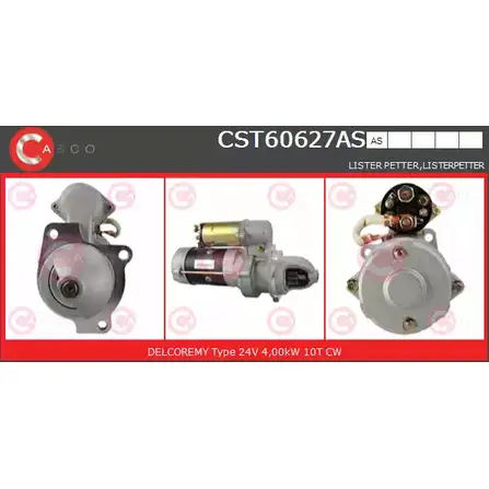 Стартер CASCO 1232401701 PTUXT8 ED5 PMZP CST60627AS изображение 0