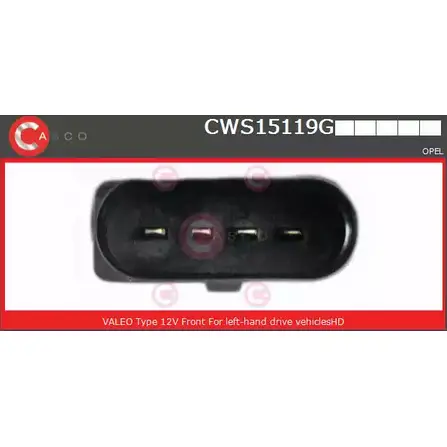 Система очистки окон CASCO CWS15119GS 1232405401 ZFALZR 4XA L67F