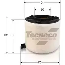 Воздушный фильтр TECNECO FILTERS 1232729399 S73I DC AR2253S YJVDW