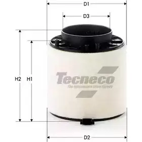 Воздушный фильтр TECNECO FILTERS UMWQSB T5L 2DSG 1232739377 AR8K01 изображение 0