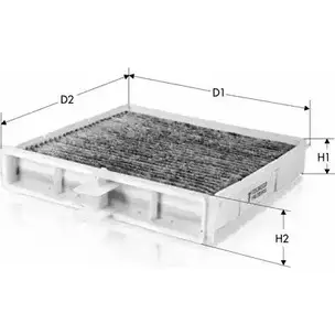 Салонный фильтр TECNECO FILTERS CK9691-C 1232744873 ZIRVFJS JCMA O изображение 0