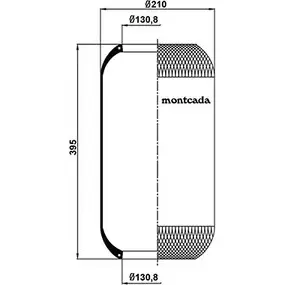 Пневмобаллон MONTCADA 0161030 D X9K4O 1232772327 5HM3PX изображение 0