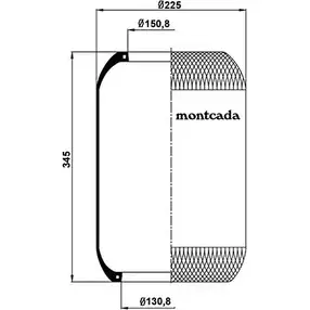 Пневмобаллон MONTCADA I1L7P 1232774559 I YUVE15 0161310 изображение 0