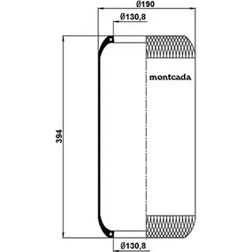 Пневмобаллон MONTCADA 0161620 YD J6P 1232779081 TMBT3I изображение 0