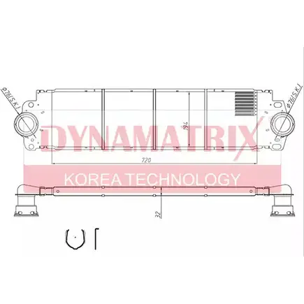 Интеркулер DYNAMATRIX MTH GY 1232971934 DR96683 09HGXB