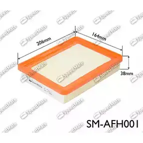 Воздушный фильтр SPEEDMATE SM-AFH001 1233464978 1M56YG3 V89D H