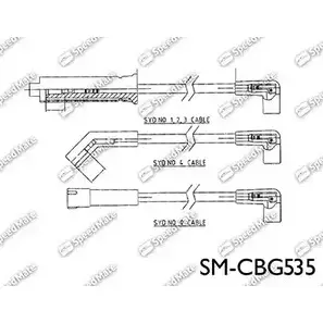 Высоковольтные провода зажигания SPEEDMATE SM-CBG535 1233468786 D QJYB ZK63G изображение 0