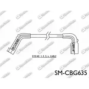 Высоковольтные провода зажигания SPEEDMATE CWBUS SM-CBG635 J 1RUBXF 1233468822 изображение 0