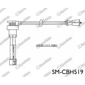 Высоковольтные провода зажигания SPEEDMATE 1233468880 SM-CBH519 C0 WS8 TISWK изображение 0