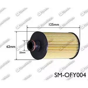 Масляный фильтр SPEEDMATE 1262844620 QLR92 SM-OFY004 5H7T9C B изображение 0