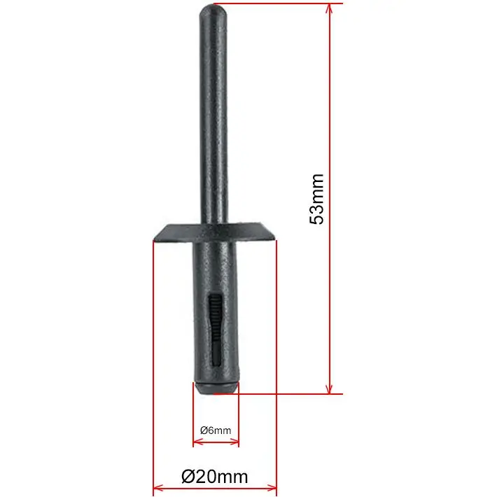 Клипса молдинга SW-STAHL s80165 1437843480 K63 28J изображение 0