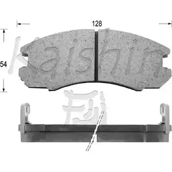 Тормозные колодки, дисковые, комплект KAISHIN FK2072 X6 5BC9X 1KO6O 1264069099