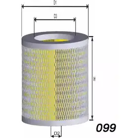 Воздушный фильтр MISFAT R581 HQKC R8 1264335444 AFSMI