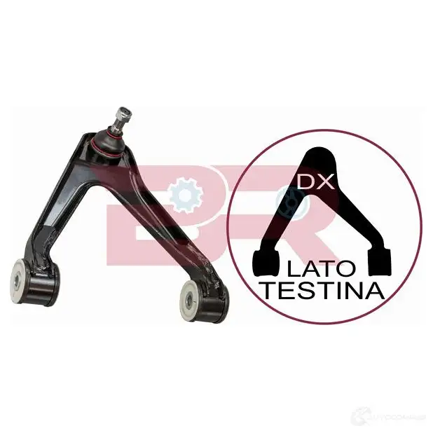 Поперечная распорка подвески BOTTO RICAMBI 1439333918 brs1297 W1T G4 изображение 0